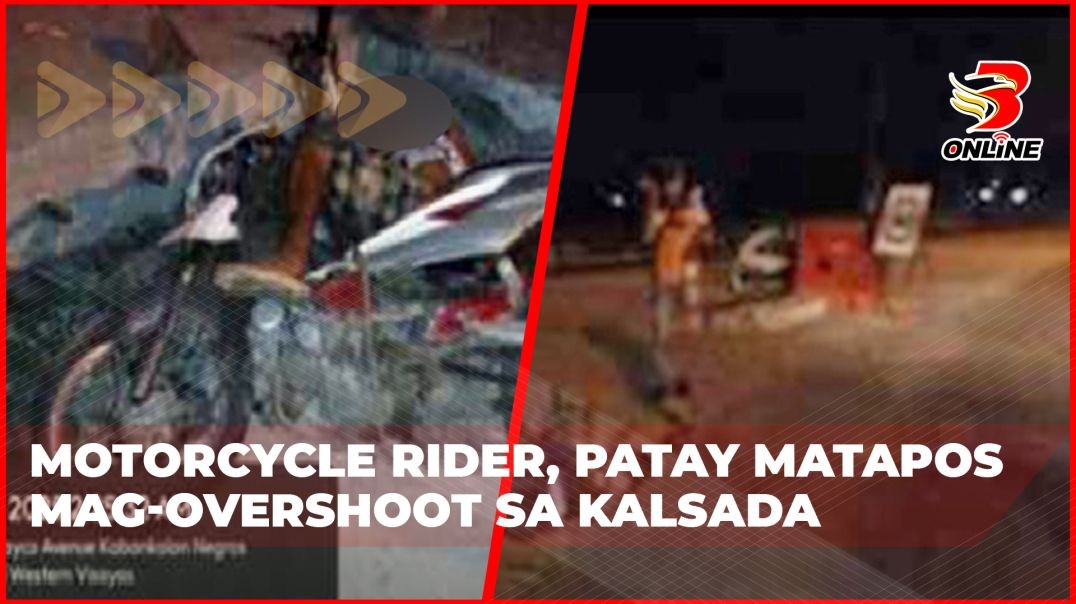 Motorcycle rider, patay matapos mag-overshoot sa kalsada