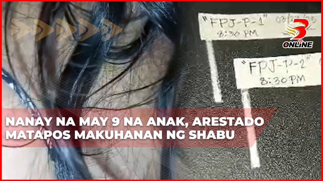 Nanay na may 9 na anak, arestado matapos makuhanan ng shabu