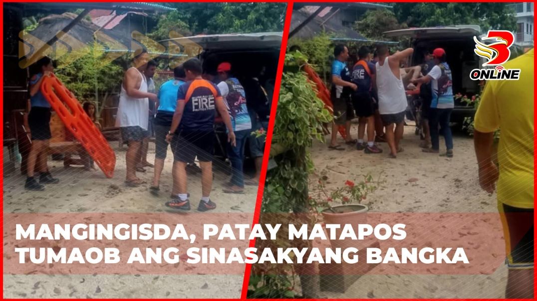 Mangingisda, patay matapos tumaob ang sinasakyang bangka