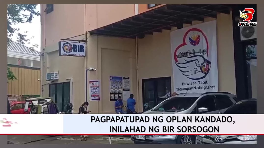 ⁣PAGPAPATUPAD NG OPLAN KANDADO, INILAHAD NG BIR SORSOGON
