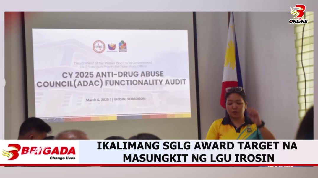 ⁣IKALIMANG SGLG AWARD TARGET NA MASUNGKIT NG LGU IROSIN