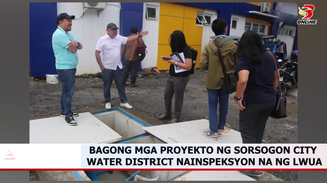⁣BAGONG MGA PROYEKTO NG SORSOGON CITY WATER DISTRICT NAINSPEKSYON NA NG LWUA