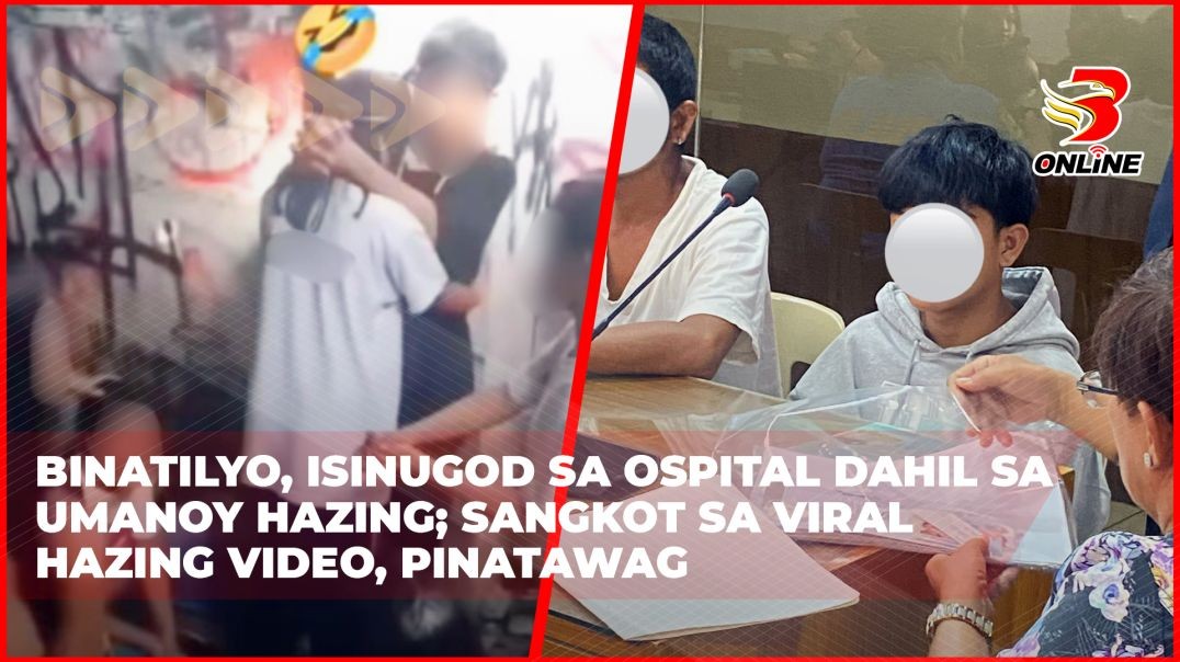Binatilyo, isinugod sa ospital dahil sa umanoy hazing; Sangkot sa viral hazing video, pinatawag