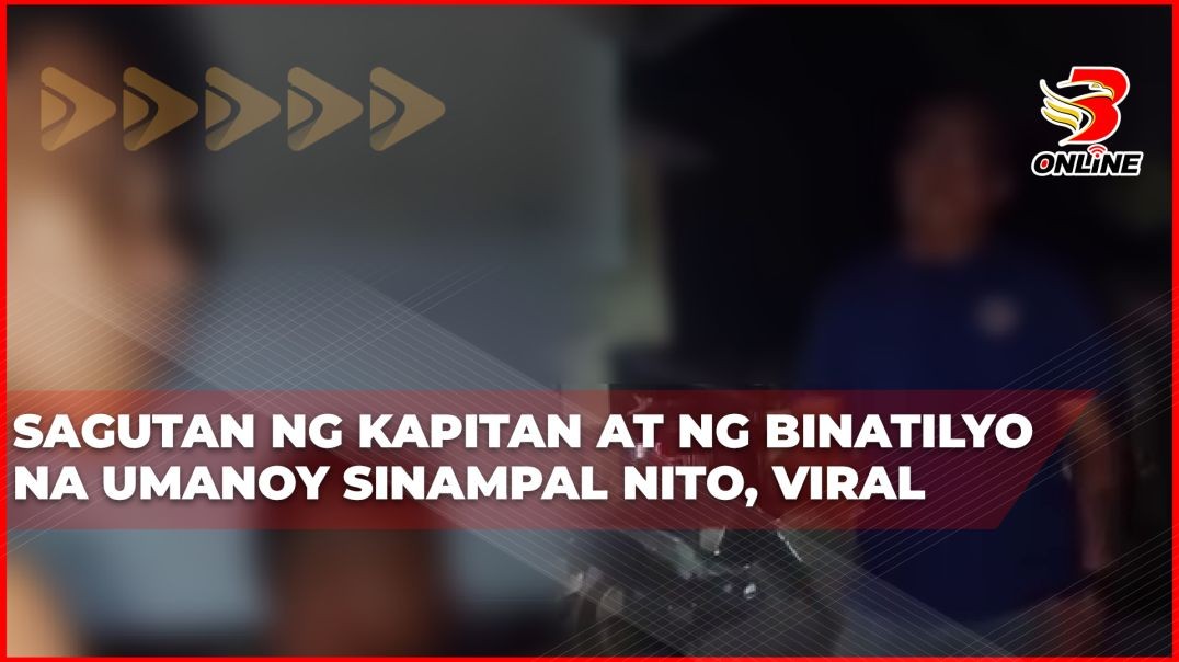 ⁣Sagutan ng kapitan at ng binatilyo na umanoy sinampal nito, viral