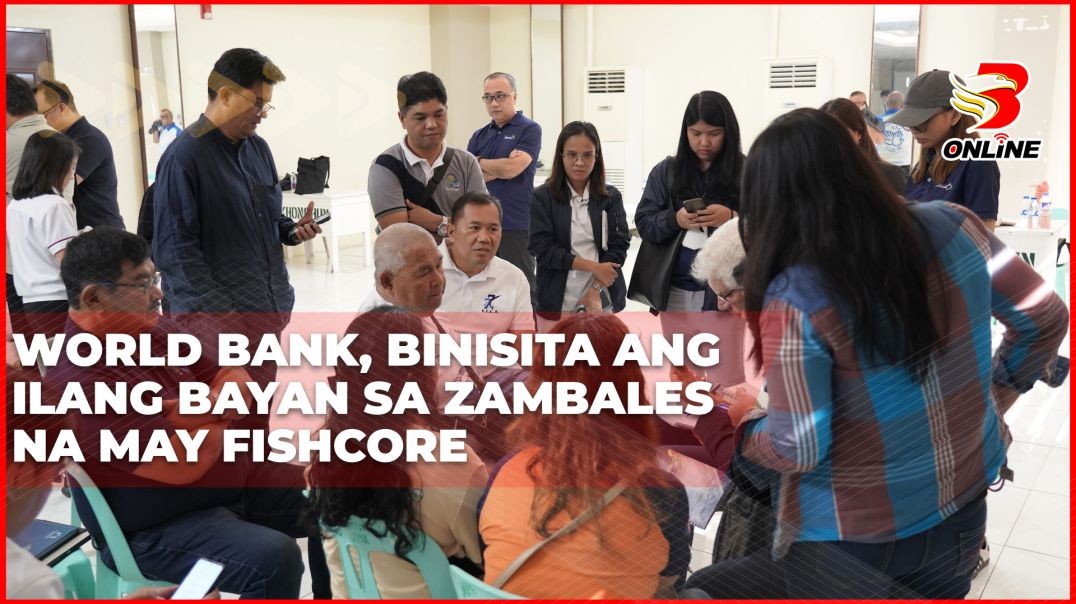 ⁣World Bank, binisita ang ilang bayan sa Zambales na may FishCore