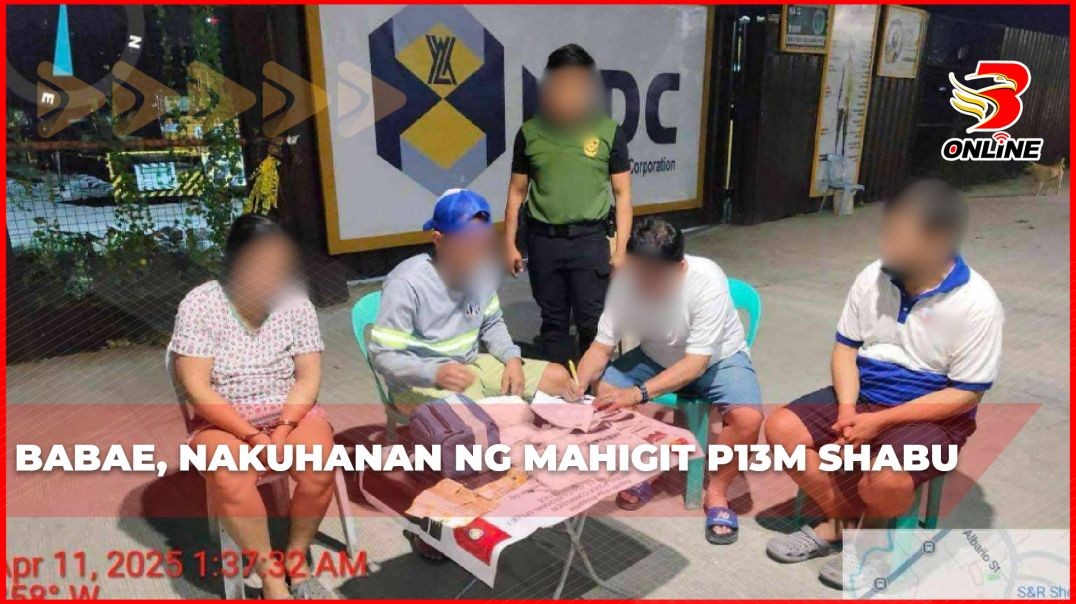 ⁣Babae, nakuhanan ng mahigit P13M shabu