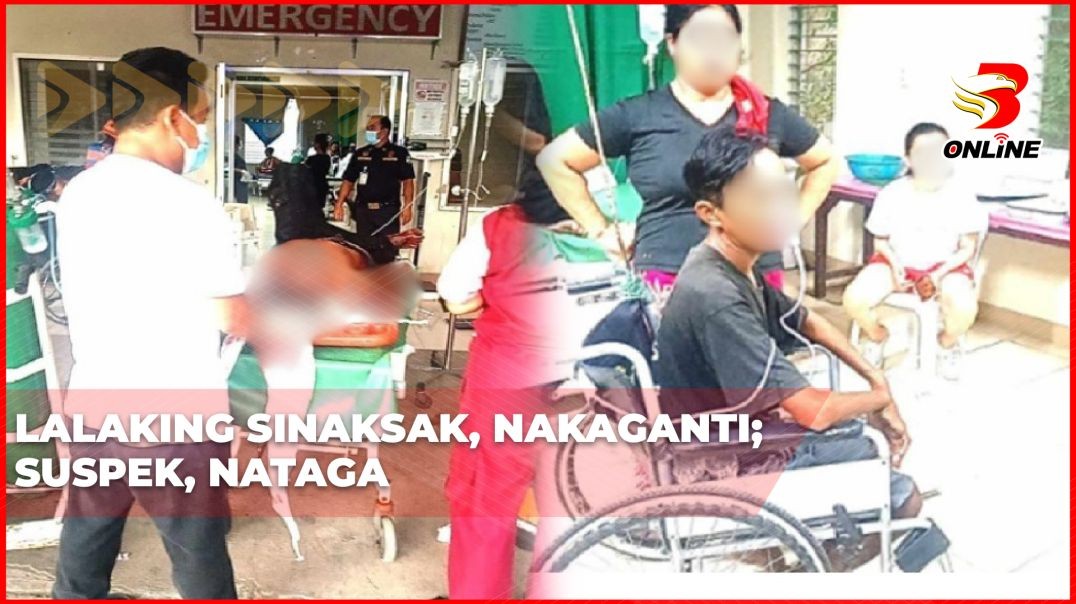 Lalaking sinaksak, nakaganti; Suspek, nataga