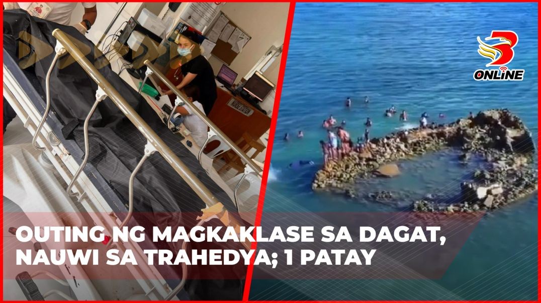 ⁣Outing ng magkaklase sa dagat, nauwi sa trahedya; 1 patay
