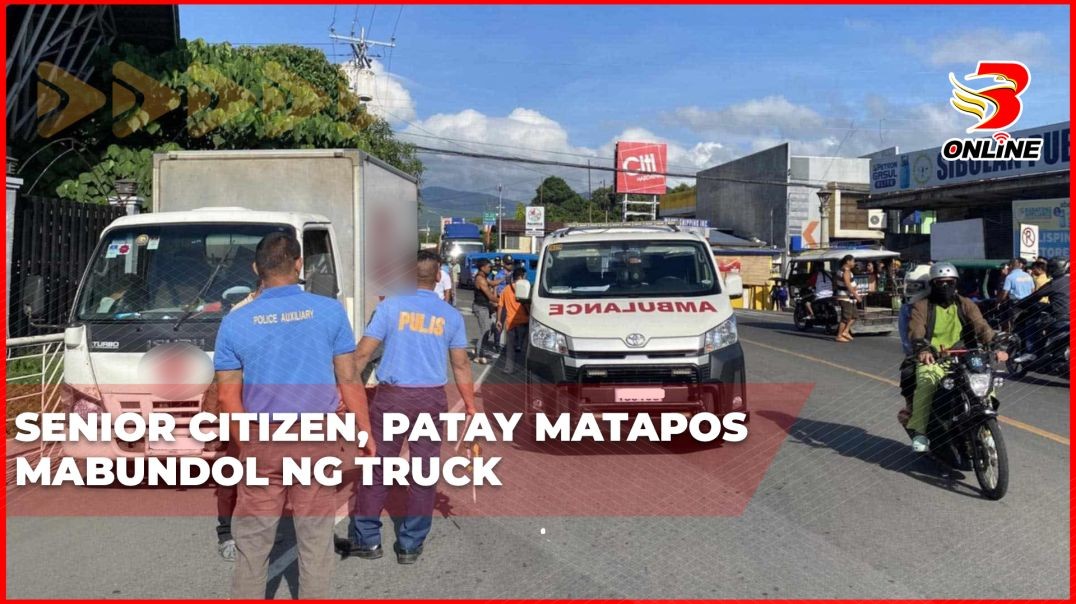 Senior citizen, patay matapos mabundol ng truck