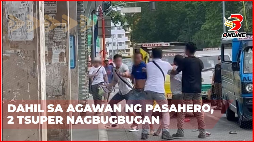 Dahil sa agawan ng pasahero, 2 tsuper nagbugbugan