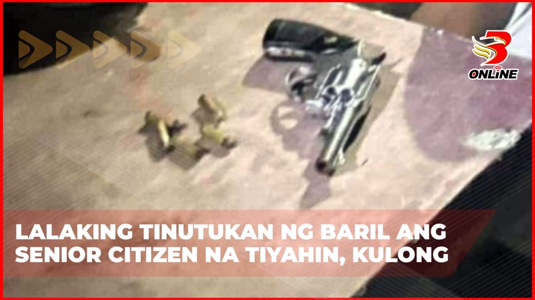 ⁣Lalaking tinutukan ng baril ang senior citizen na tiyahin, kulong