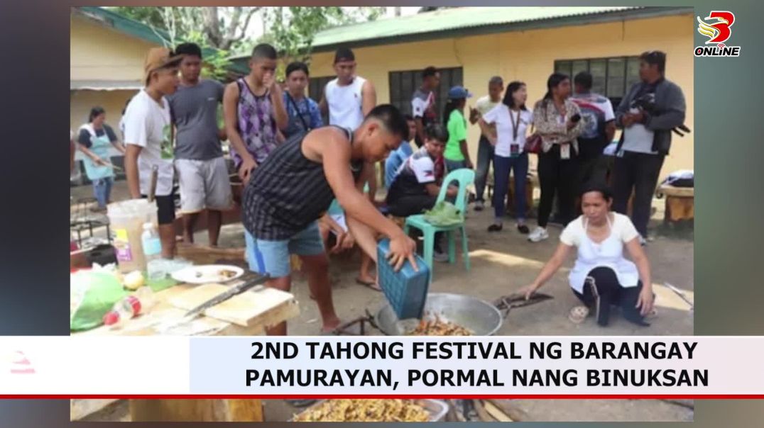 ⁣2ND TAHONG FESTIVAL NG BARANGAY PAMURAYAN, PORMAL NANG BINUKSAN