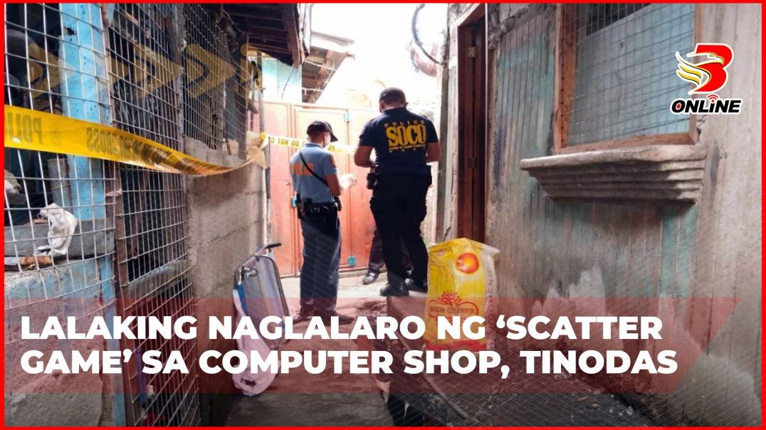 ⁣Lalaking naglalaro ng ‘scatter game’ sa computer shop, tinodas