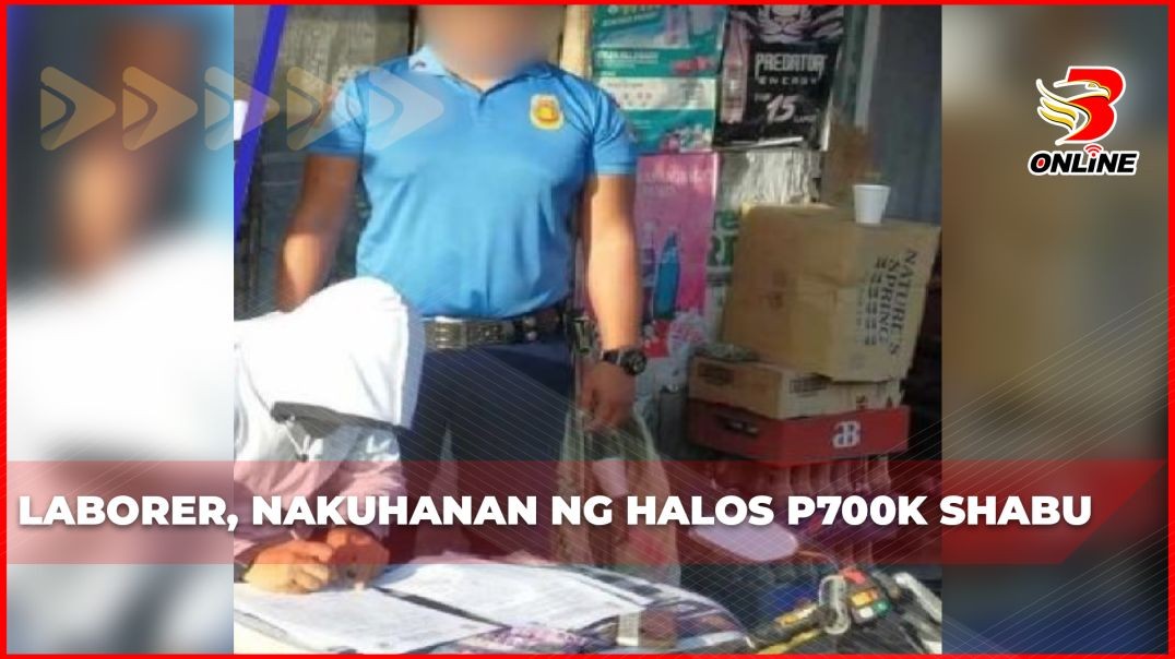 Laborer, nakuhanan ng halos P700K shabu