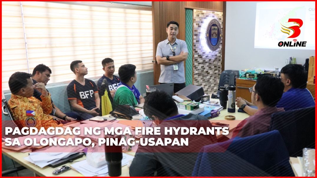 ⁣Pagdagdag ng mga fire hydrants sa Olongapo, pinag-usapan