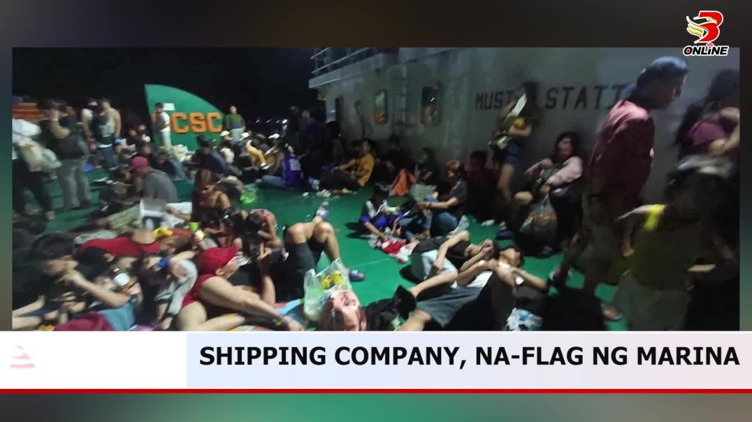 ⁣SHIPPING COMPANY, NA-FLAG NG MARINA