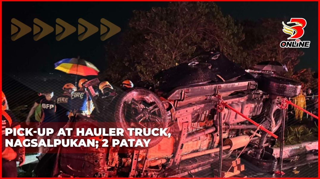 Pick-up at hauler truck, nagsalpukan; 2 patay