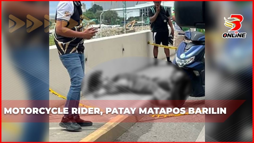Motorcycle rider, patay matapos barilin