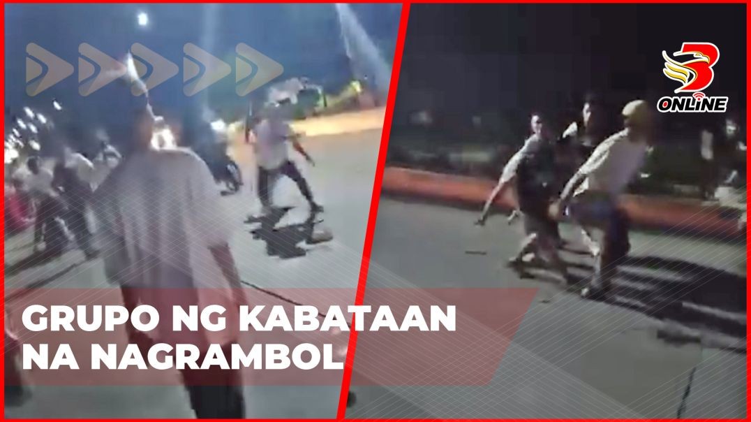 ⁣Grupo ng kabataan na nagrambol