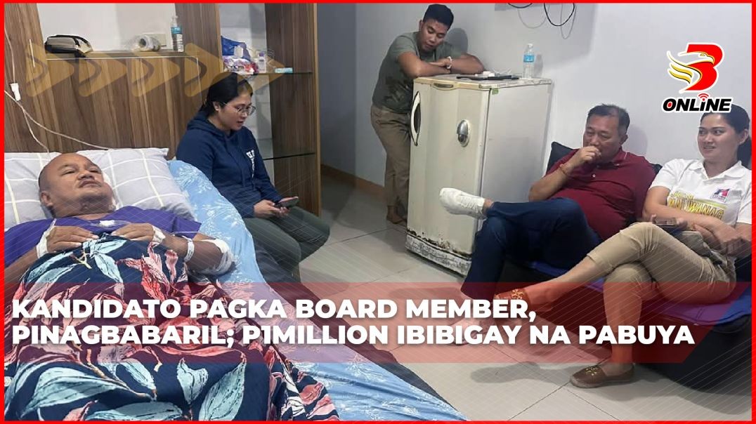 ⁣Kandidato pagka Board member, pinagbabaril; P1Million ibibigay na pabuya