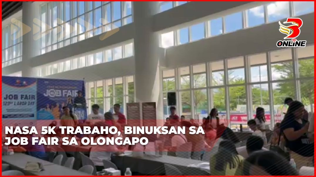 ⁣Nasa 5k trabaho, binuksan sa job fair sa Olongapo