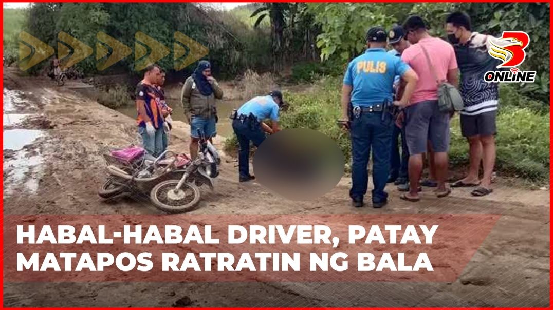 ⁣Habal-habal driver, patay matapos ratratin ng bala
