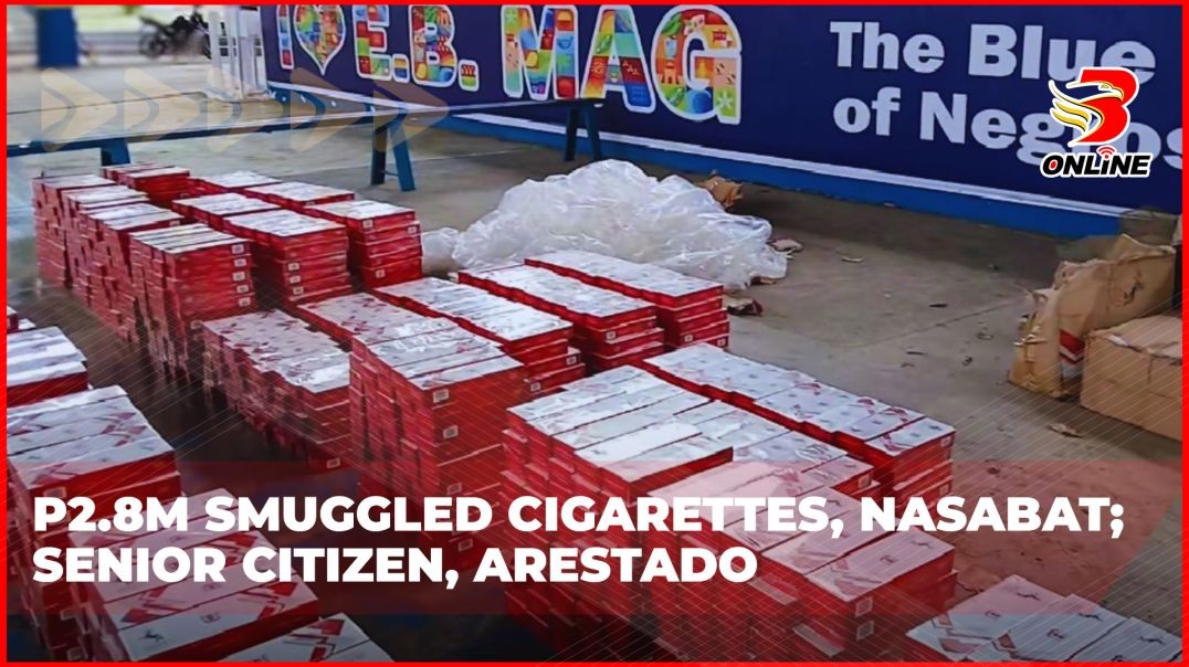 P2.8M smuggled cigarettes, nasabat;Senior citizen, arestado