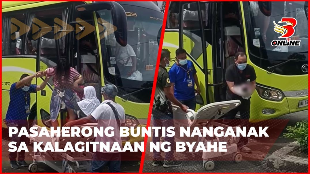⁣Pasaherong buntis nanganak sa kalagitnaan ng byahe