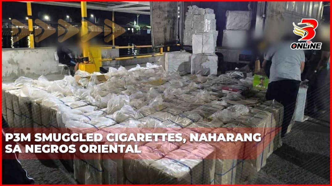 P3M smuggled cigarettes, naharang sa Negros Oriental