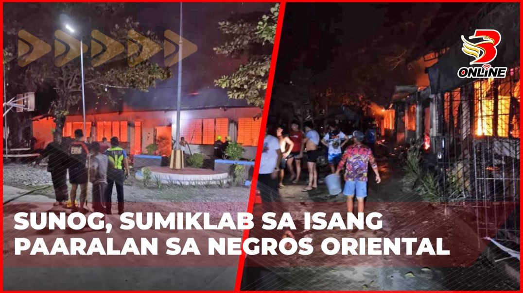 Sunog, sumiklab sa isang paaralan sa Negros Oriental