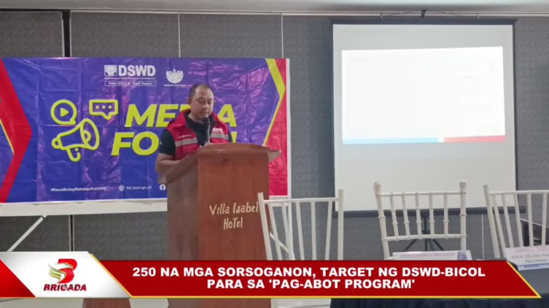 ⁣250 NA MGA SORSOGANON, TARGET NG DSWD-BICOL PARA SA ‘PAG-ABOT PROGRAM’