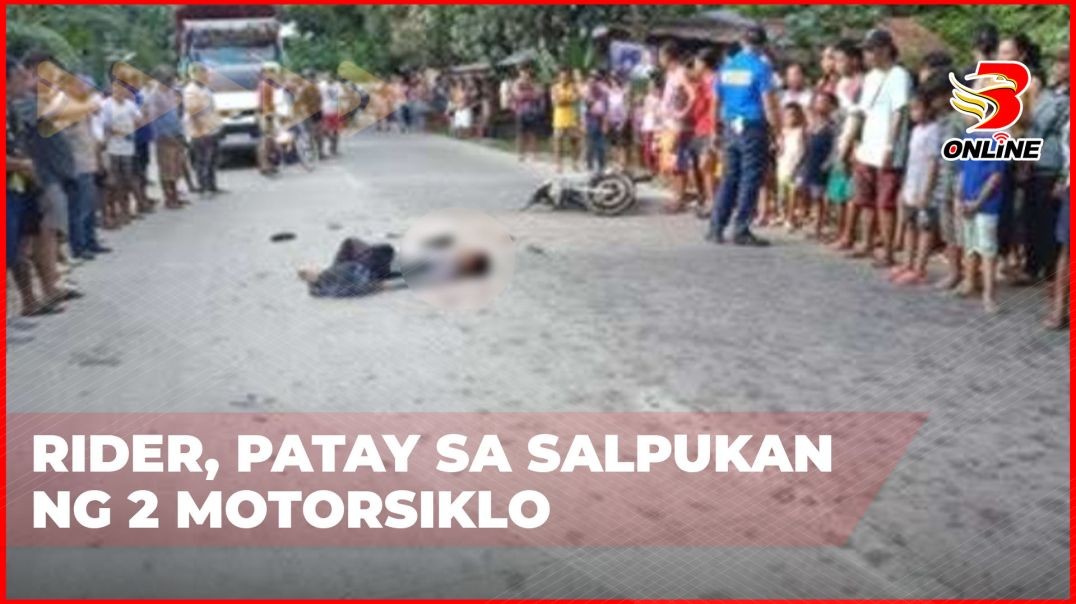 Rider, patay sa salpukan ng 2 motorsiklo