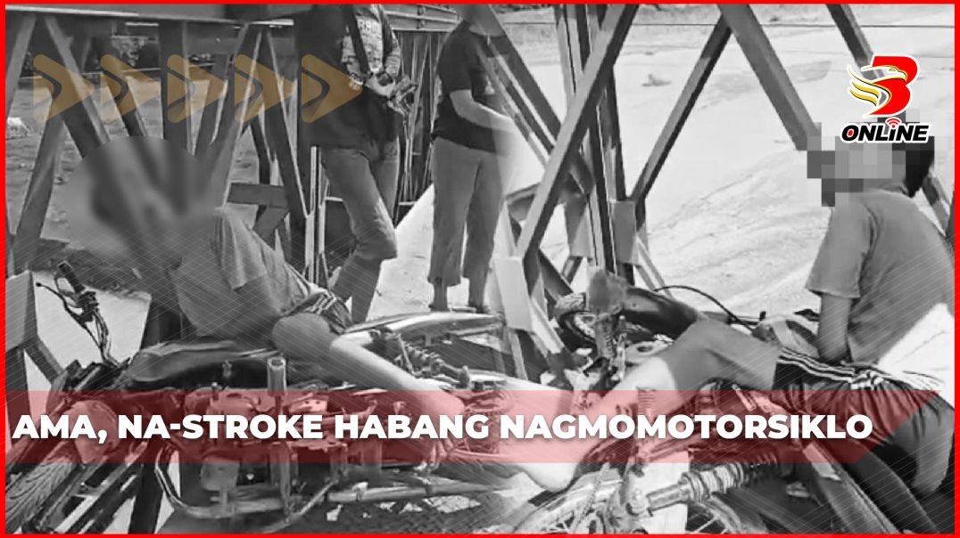 Ama, na-stroke habang nagmomotorsiklo