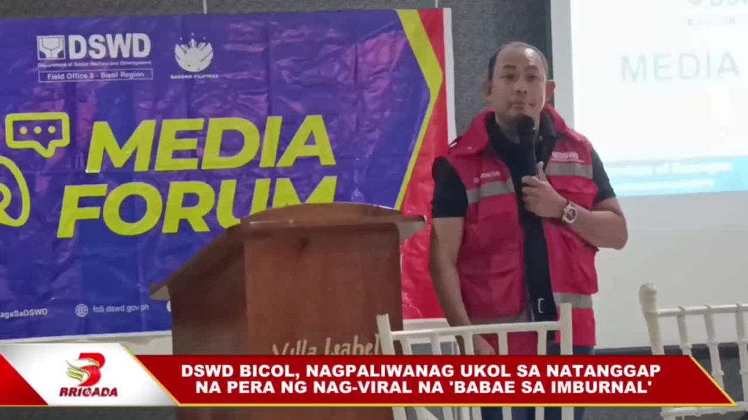 ⁣DSWD-BICOL, NAGPALIWANAG UKOL SA NATANGGAP NA PERA NG NAG-VIRAL NA ‘BABAE SA IMBURNAL’