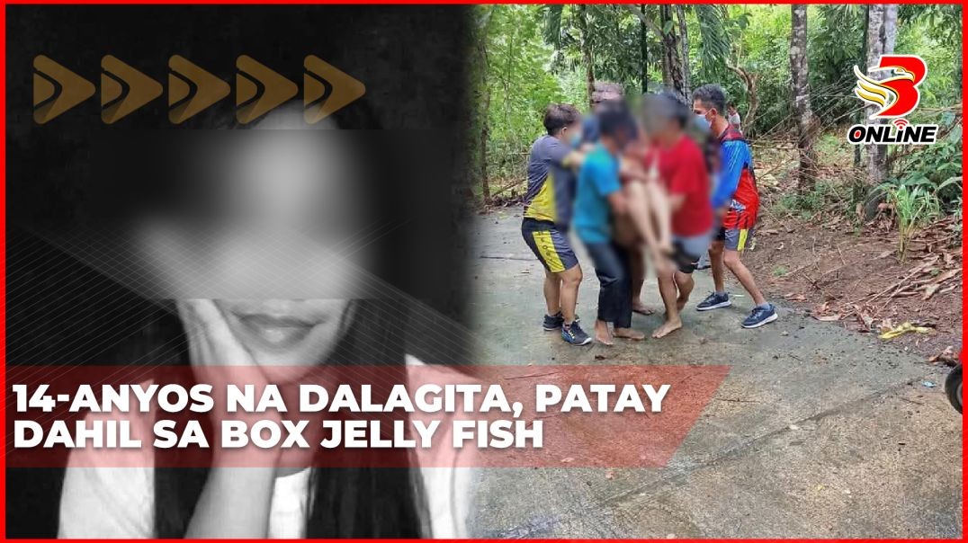 ⁣14-anyos na dalagita, patay dahil sa box jelly fish