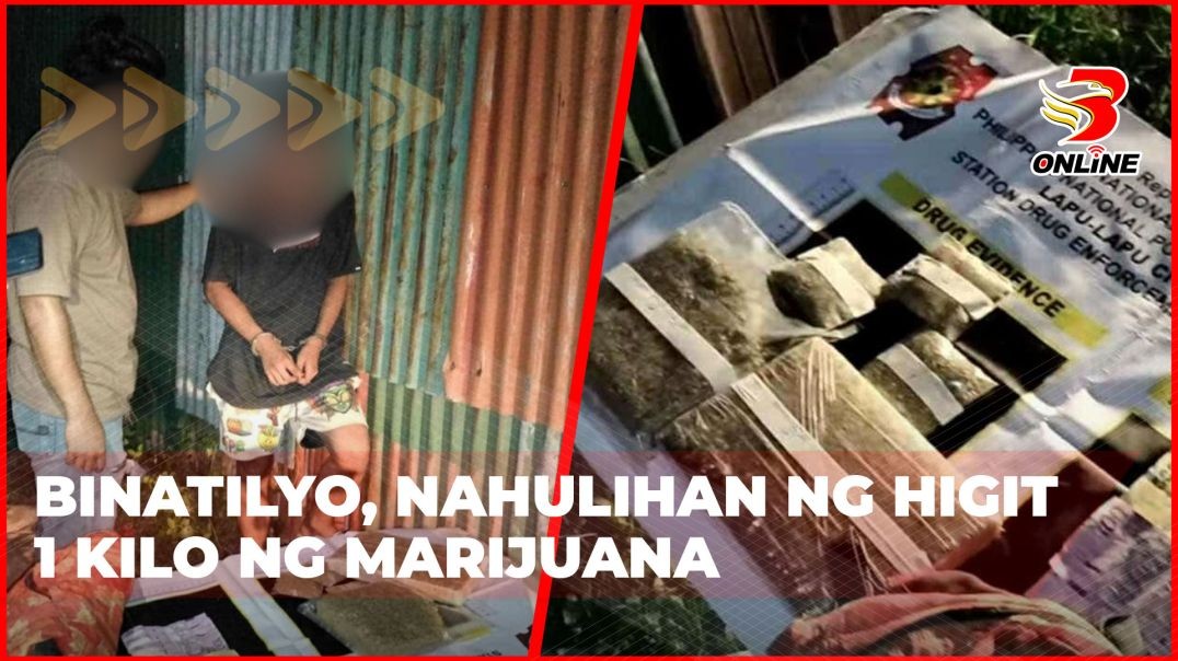 ⁣Binatilyo, nahulihan ng higit 1 Kilo ng marijuana