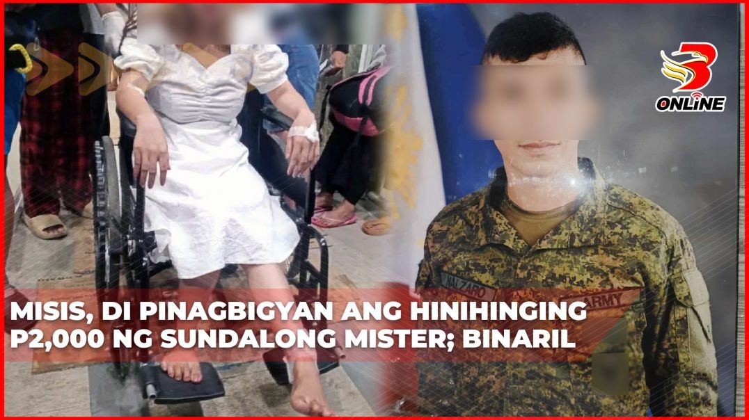 Misis, di pinagbigyan ang hinihinging P2,000 ng sundalong mister; binaril