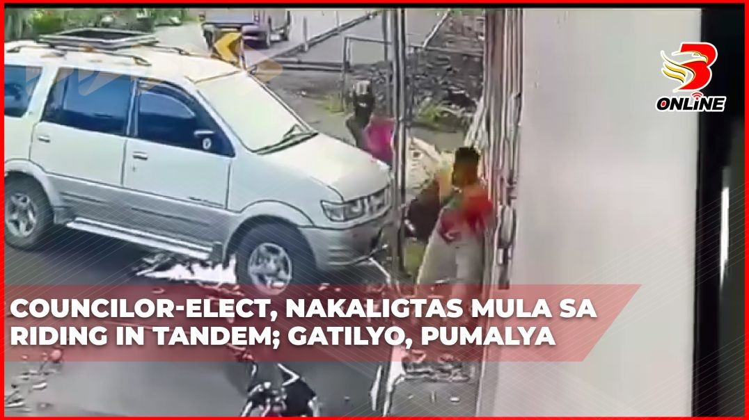 ⁣Councilor-elect, nakaligtas mula sa riding in tandem; gatilyo, pumalya