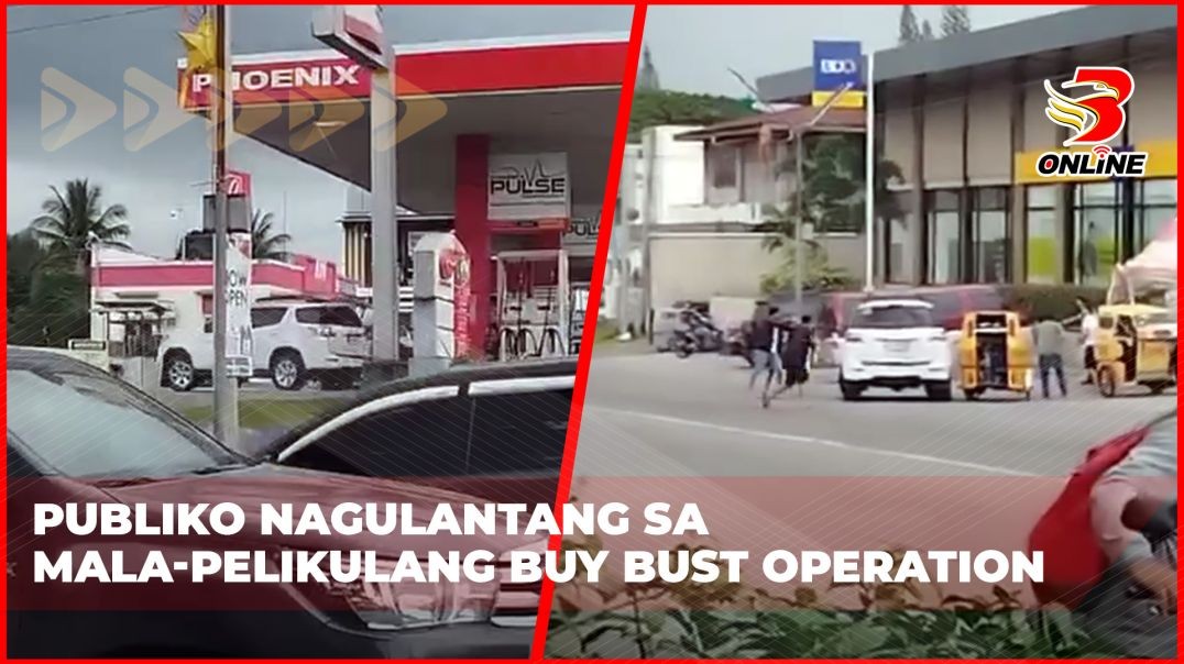 ⁣Publiko nagulantang sa mala-pelikulang buy bust operation