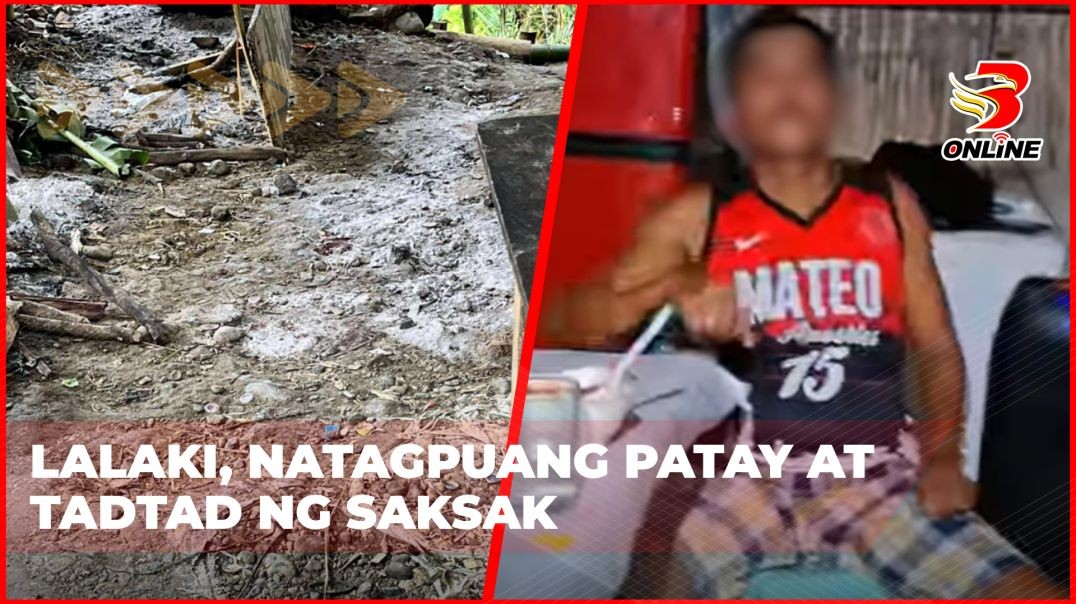 ⁣Lalaki, natagpuang patay at tadtad ng saksak