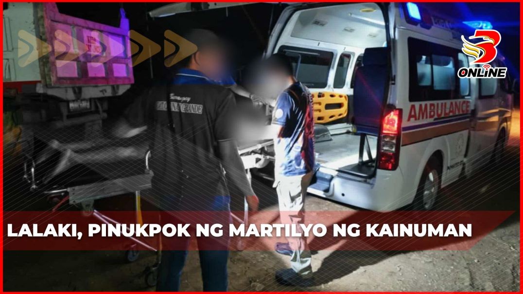 ⁣Lalaki, pinukpok ng martilyo ng kainuman