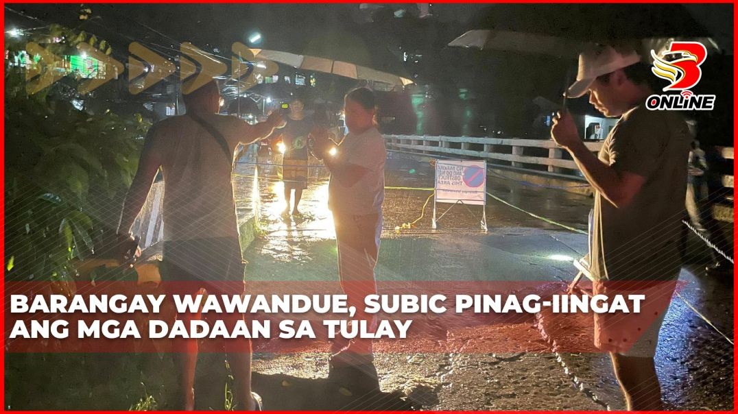 ⁣Barangay Wawandue, Subic pinag-iingat ang mga dadaan sa tulay