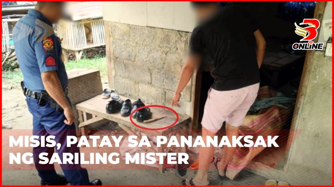 ⁣Misis, patay sa pananaksak ng sariling mister