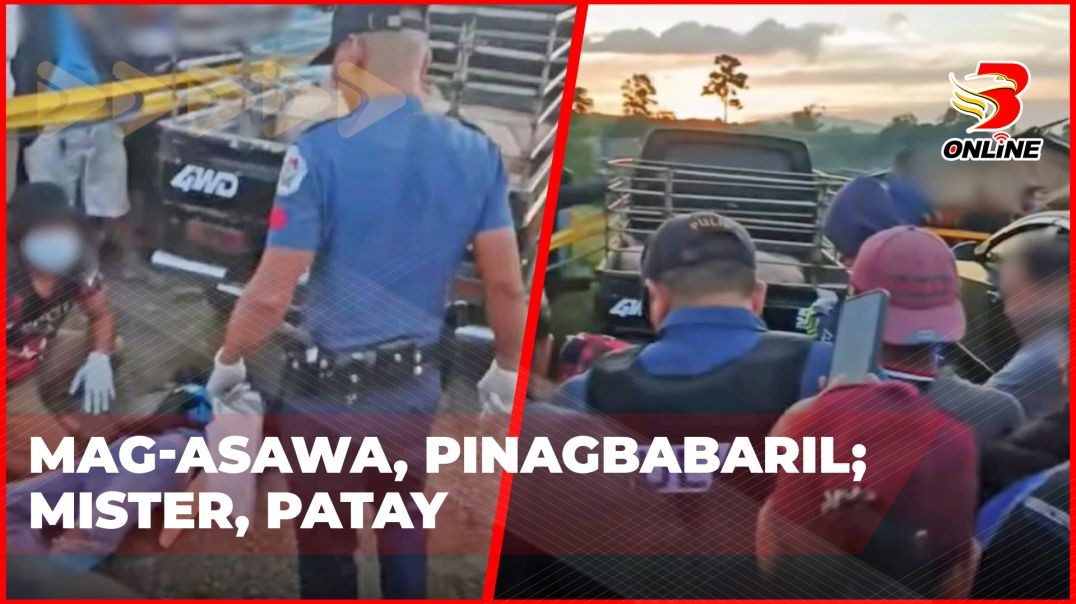 Mag-asawa, pinagbabaril; Mister, patay