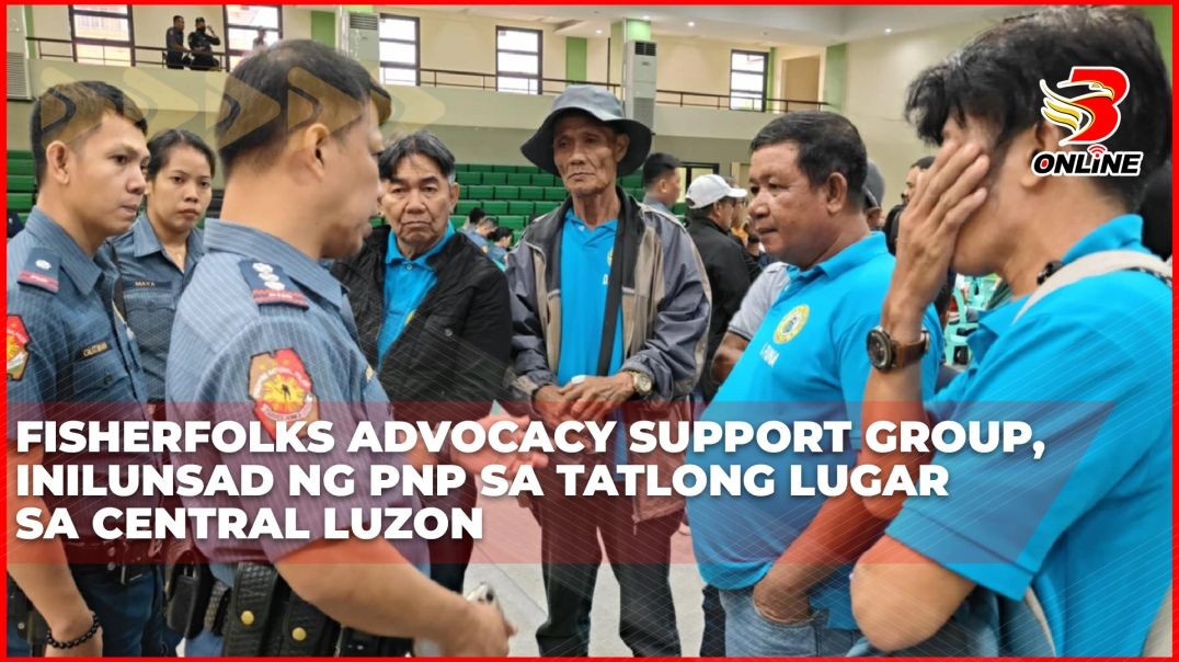 ⁣Fisherfolks Advocacy Support Group, inilunsad ng PNP sa tatlong lugar sa Central Luzon