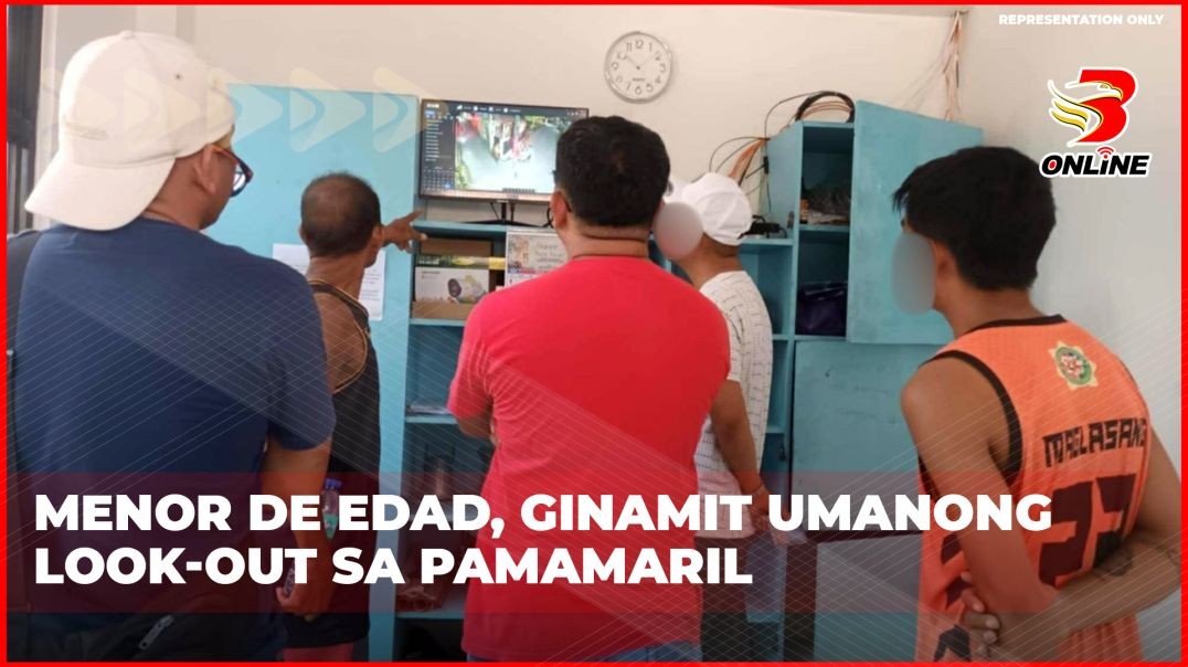 ⁣Menor de edad, ginamit umanong look-out sa pamamaril
