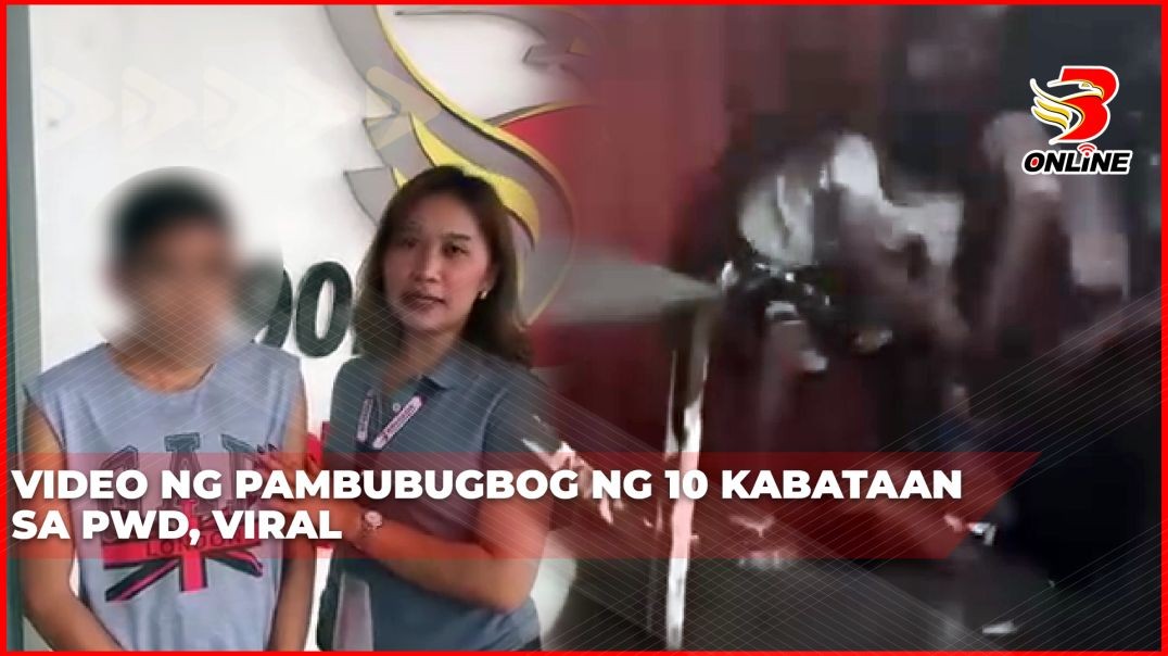 ⁣Video ng pambubugbog ng 10 kabataan sa PWD, viral