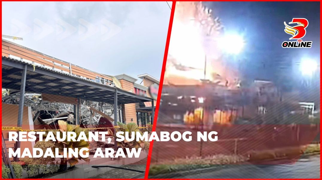 ⁣Restaurant, sumabog ng madaling araw