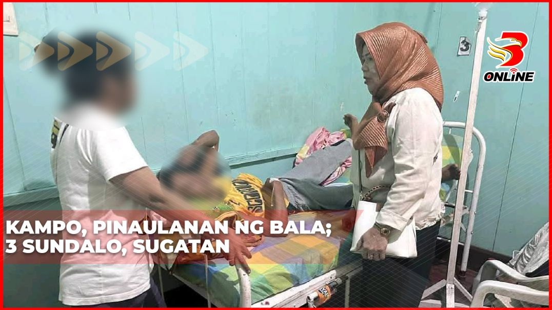 ⁣Kampo, pinaulanan ng bala; 3 sundalo, sugatan