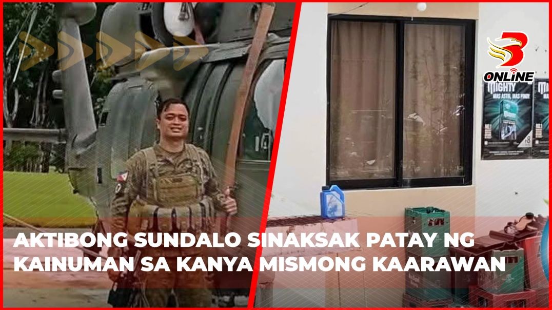 ⁣Aktibong sundalo sinaksak patay ng kainuman sa kanya mismong kaarawan